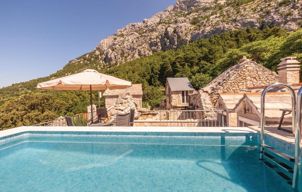 Villa Kristina - Ferienhaus Baska Voda - Topici, Private Outdoor Swimmingpool, Wifi Extérieur photo